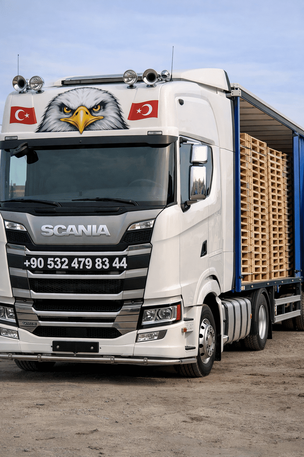 tırda palet yükleme, ahşap palet sevkiyat, palet istifleme, palet lojistik, palet taşımacılığı